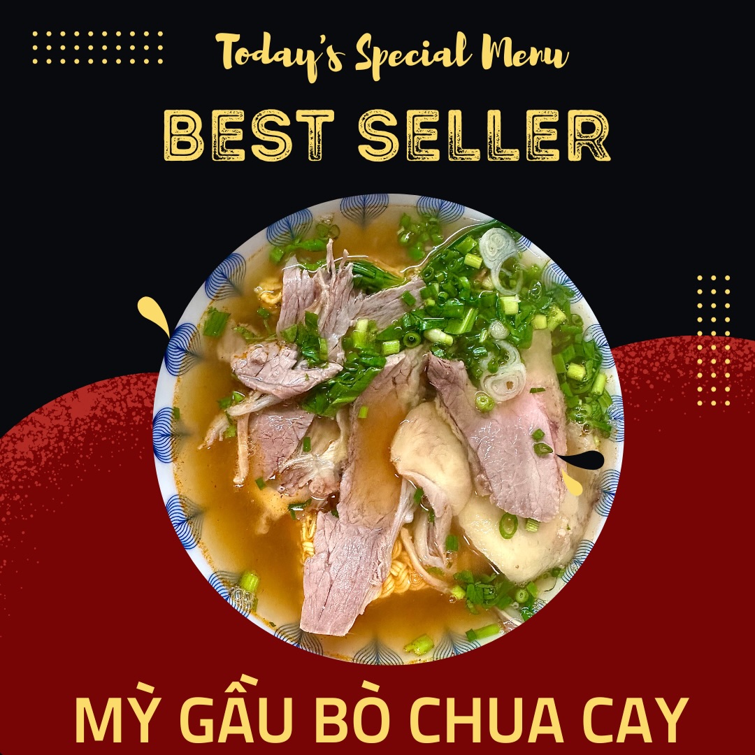 Mỳ Gầu Bò Chua Cay