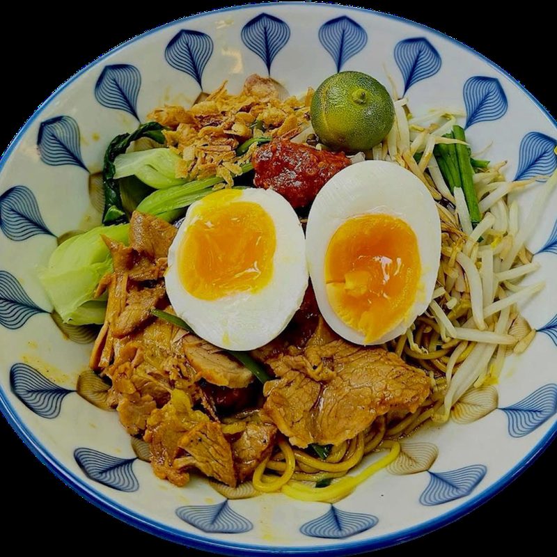 Mỳ Sủi Tôm Trộn